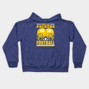 Green Bay Packers 1919 American Football Retro Kids Hoodie